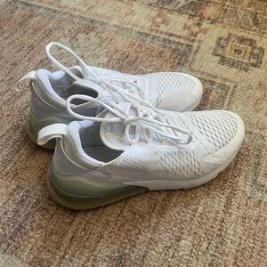 Nike White Air Max 270 Sneakers